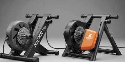 Professional photograph related to: Wahoo KICKR V6 vs Zwift Hub — Which Smart Trainer Is Worth It?.